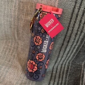Starbucks Wicked Floral travel mug- Purple and Coral